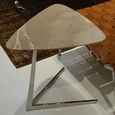 Plectrum Accent Table - Triangular - Marble with Steel Base - Variation Available