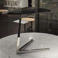 Plectrum Accent Table - Triangular - Marble with Steel Base - Variation Available