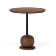 Potenza Side Table - Hazelnut Mango Wood - Round