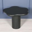 Puddle Mango Wood Side Table - Black Painted