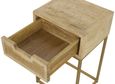 Rattan 1 Drawer Side Table