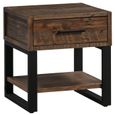 Reclaimed Pine 1 Drawer Lamp Table