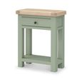 Salcombe Telephone Table - 1 Drawer - Sage Oak