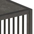 Strington Side Table - Square - Black Marble Effect