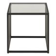 Strington Side Table - Square - Smoked Glass