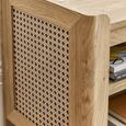 Sydney Lamp Table - Faux Rattan