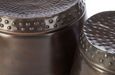 Templar Side Tables - Set of 2 - Rustic Brown Drum