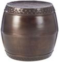 Templar Side Tables - Set of 2 - Rustic Brown Drum