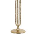 Side Table - Round - Textured Gold Metal