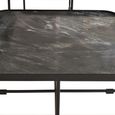 Ukwaheri End Table - Black Marble - Square - Set of 3