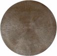 Villisca Side Table - Set of 3 - Round - Champagne Gold and Black - Aluminium