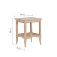 Toulon Lamp Table - Oak