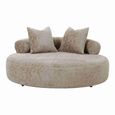 Cairo Daybed - Natural Chenille Fabric