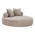 Cairo Daybed - Natural Chenille Fabric