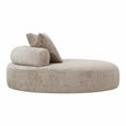 Cairo Daybed - Natural Chenille Fabric