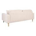 Lido Sofa - 2.5 Seater - Sand - Fabric