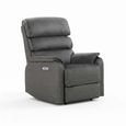 Savoy Electric Recliner Sofa Chair - Grey Fabric