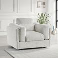 Bari Armchair - Beige Fabric