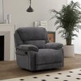 Douglas Recliner Armchair - Dark Grey Fabric