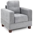 Jerry Armchair - Grey Fabric