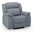 Linden Recliner Armchair - Grey Fabric