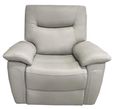 Lucia Recliner Armchair - Pearl Grey Leather