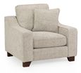 Nebraska Armchair - Beige Fabric