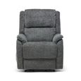 Palermo Lift and Rise Power Recliner Armchair - Graphite Fabric