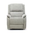 Palermo Lift and Rise Power Recliner Armchair - Stone Fabric