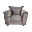 Serena Armchair - Mocha Brown Fabric