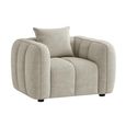 Venice Armchair - Beige Fabric
