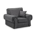 Wilcot Armchair - Grey Fabric