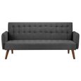 Hudson Sofa Bed - Charcoal Fabric