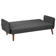 Hudson Sofa Bed - Charcoal Fabric