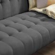 Hudson Sofa Bed - Charcoal Fabric