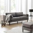 Hayward Sofa - Grey Fabric - 3 Seater