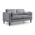 Hayward Sofa - Dark Grey Fabric - 2 Seater