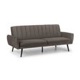 Afina Grey Velvet Fabric Sofa Bed