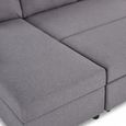 Angel Light Grey Fabric Sofabed