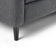 Marant Grey Fabric Corner Sofa