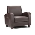 Vivo Brown Faux Leather Armchair