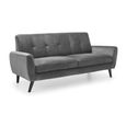 Monza Sofa - 3 Seater - Grey Fabric