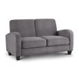 Vivo Grey Fabric Sofa - 2 Seater