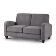 Vivo Grey Fabric Sofa - 2 Seater