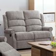 Windsor 2 Seater Recliner Sofa - Latte Fabric