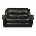 Farnham 2 Seater Recliner Sofa - Black Leather