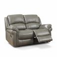 Farnham 2 Seater Recliner Sofa - Grey Leather