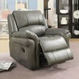 Farnham Recliner Armchair - Grey Leather