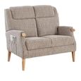Lisbon 2 Seater Sofa - Natural Fabric