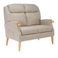 Lisbon 2 Seater Sofa - Taupe Fabric